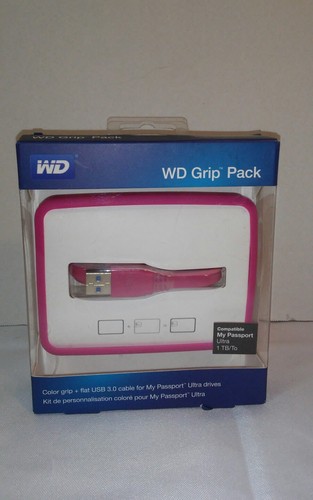 WD Grip Pack for My Passport Ultra 1TB with USB 3.0 Cable, Fuchsia