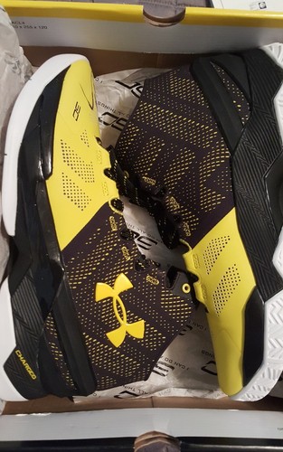 Steph Curry Autographed/signed Golden State Warriors Curry 2 shoes JSA COA