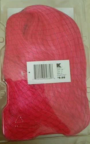 NIP Women's Long Pink Wig Totally Ghoul Cosplay Halloween Role Playing