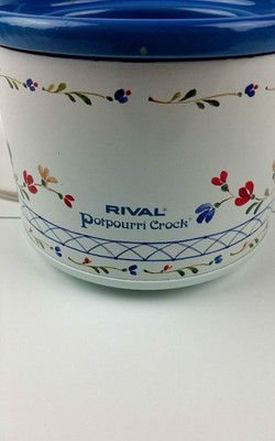 VTG Rival Electric Crock Pot Simmering Potpourri Fragrance Warmer #3206 w/Box