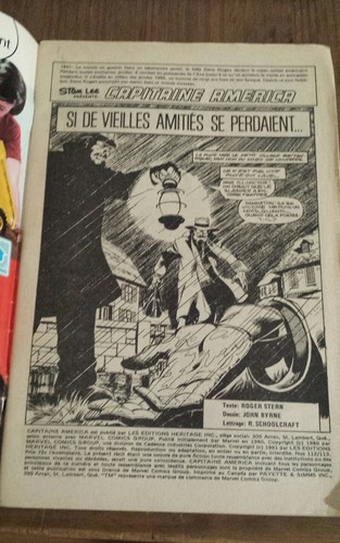 Capitaine America # 112/113 French comic Francais 1980 Editions Héritage
