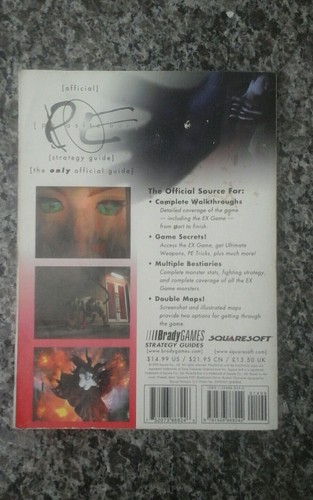 Parasite Eve 1 & 2: Official Strategy Guide Brady Games *READ DESCRIPTION*