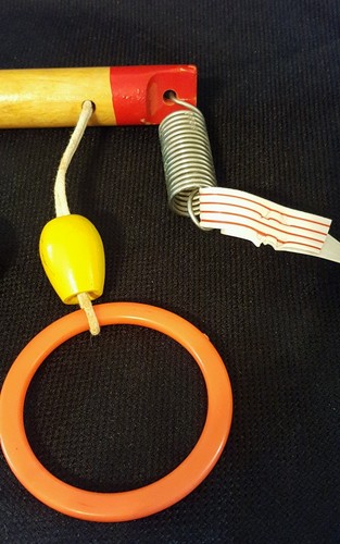 Vintage Crib Toy Hanger Wooden baby toddler retro mobile