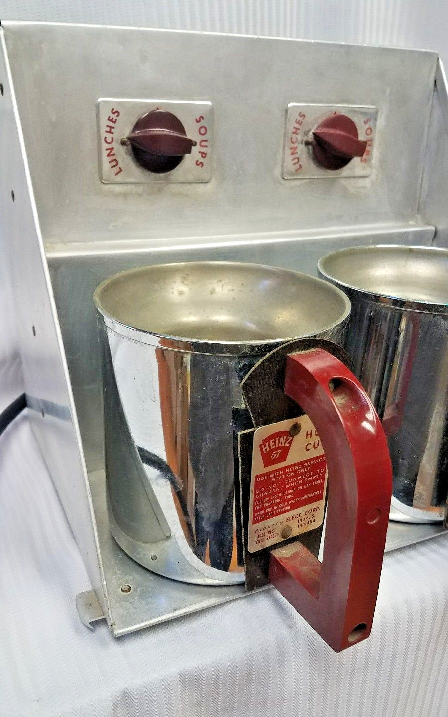 Vintage HEINZ SOUP 2 Hot Cup Electric Warmer   WORKS GREAT!!!