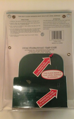 Vintage Fun - Damental Too LTD golf clock 1996