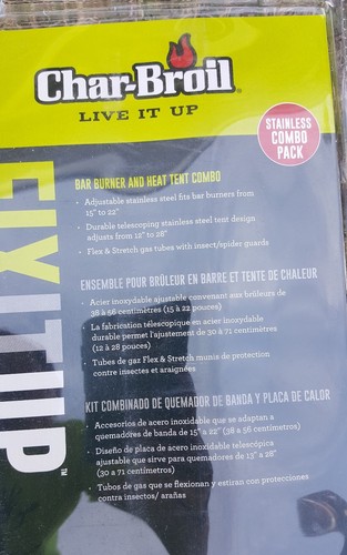 Char-Broil Bar Burner and Heat Tent Combo Model #1428856 NEW IN PACK