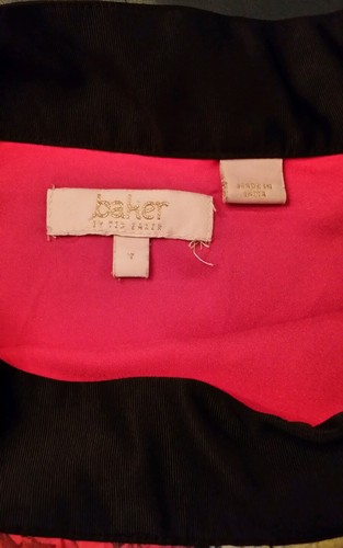 TED BAKER Girls  Black Floral Botanical  Skirt Size 7 Holiday Perfection!