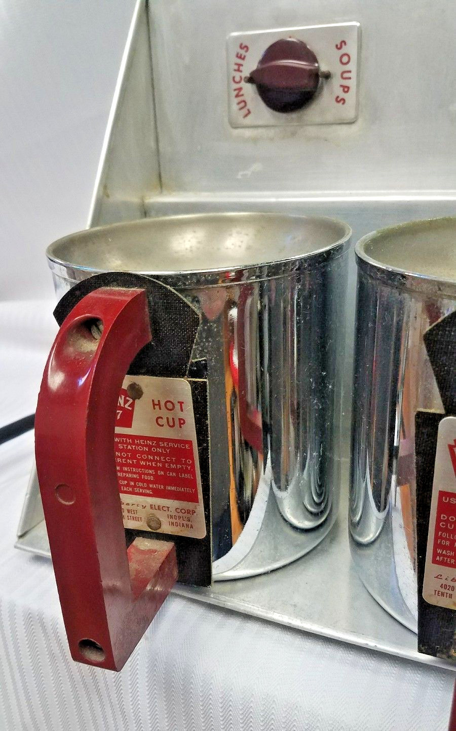 Vintage HEINZ SOUP 2 Hot Cup Electric Warmer   WORKS GREAT!!!