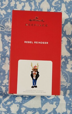 2021 HALLMARK ''REBEL REINDEER'' LIMITED EDITION KEEPSAKE ORNAMENT