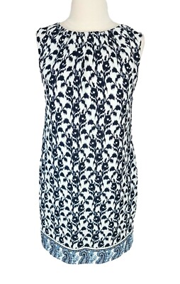 KOTON Womens Sheath Knee Length Dress Size 12 Crew Neck Sleeveless Pullover 62P