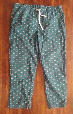 NWOT Vineyard Vines Men s XL Pajama Lounge Pants Hockey Whale Green