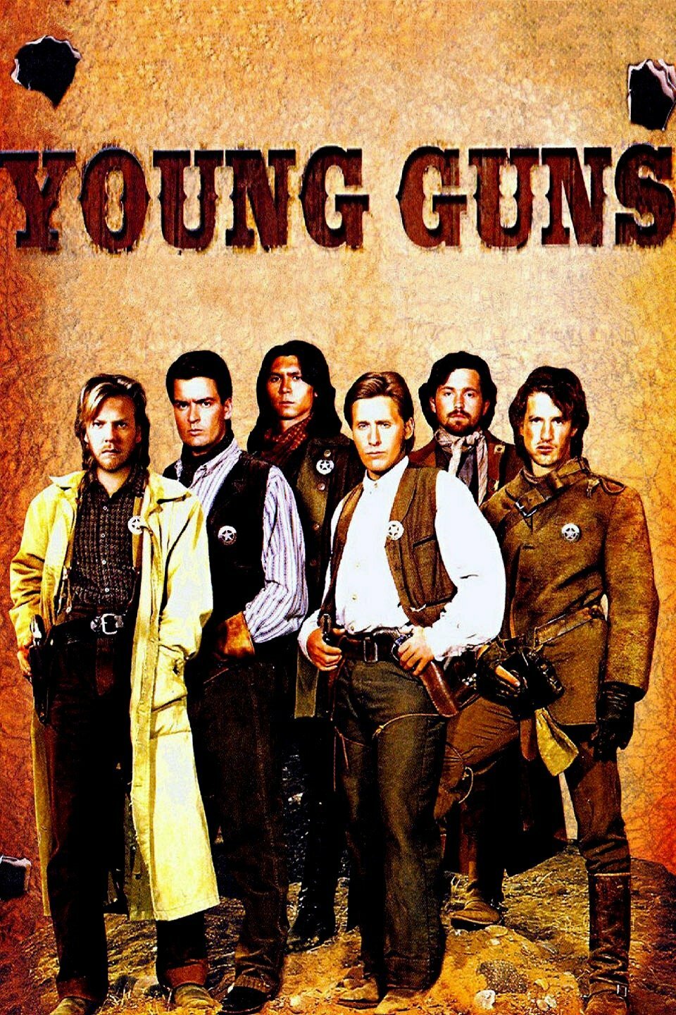 USポスター『ヤングガン』(Young Guns）1988 US版☆ビリー・ザ