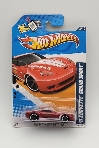 2012 Hot Wheels HW Main Street '11 Corvette Grand Sport #162