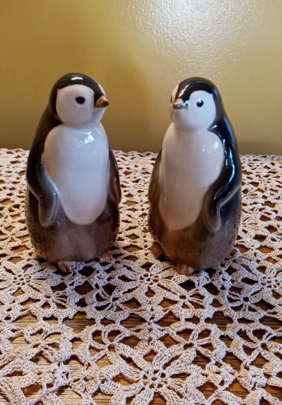 USSR LOMONOSOV Porcelain Penguin Pair