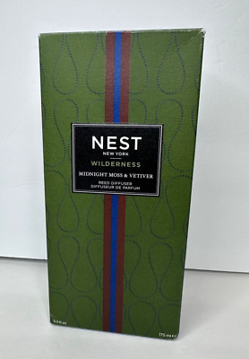 Nest Wilderness Moss & Vetiver Reed Diffuser NIB