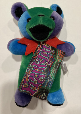 Grateful Dead 7'' Bean Bear Plush -  Franklin  By Liquid Blue Vintage