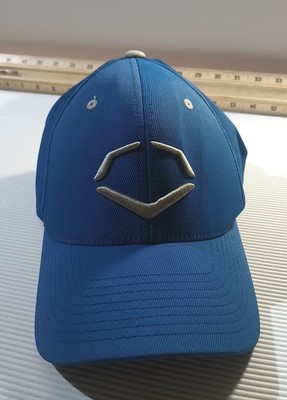 EVOSHIELD Embroidered Logo Ball Cap Blue SnapBack Hat Size L /X Blue Pre-owned 