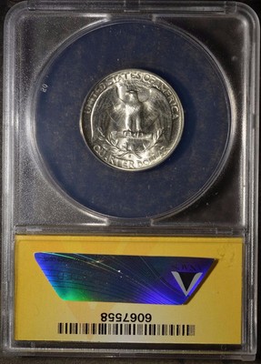 1945-S Doubled Die ANACS MS66 DDO Washington Quarter Ships FREE TOP POP 8/0