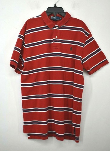 Ralph Lauren Golf ストライプ ノースリーブシャツ サイズ9 Polo Ralph Lauren Men Red Horizontal Stripe Short Sleeve