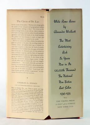Charles Finney Boris Artzybasheff 1st Ed 1936 The Circus of Doctor Lao HC w/DJ