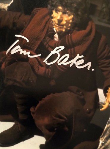 Tom Baker Hand Signed Autograph 8x10 Photo Doctor Who