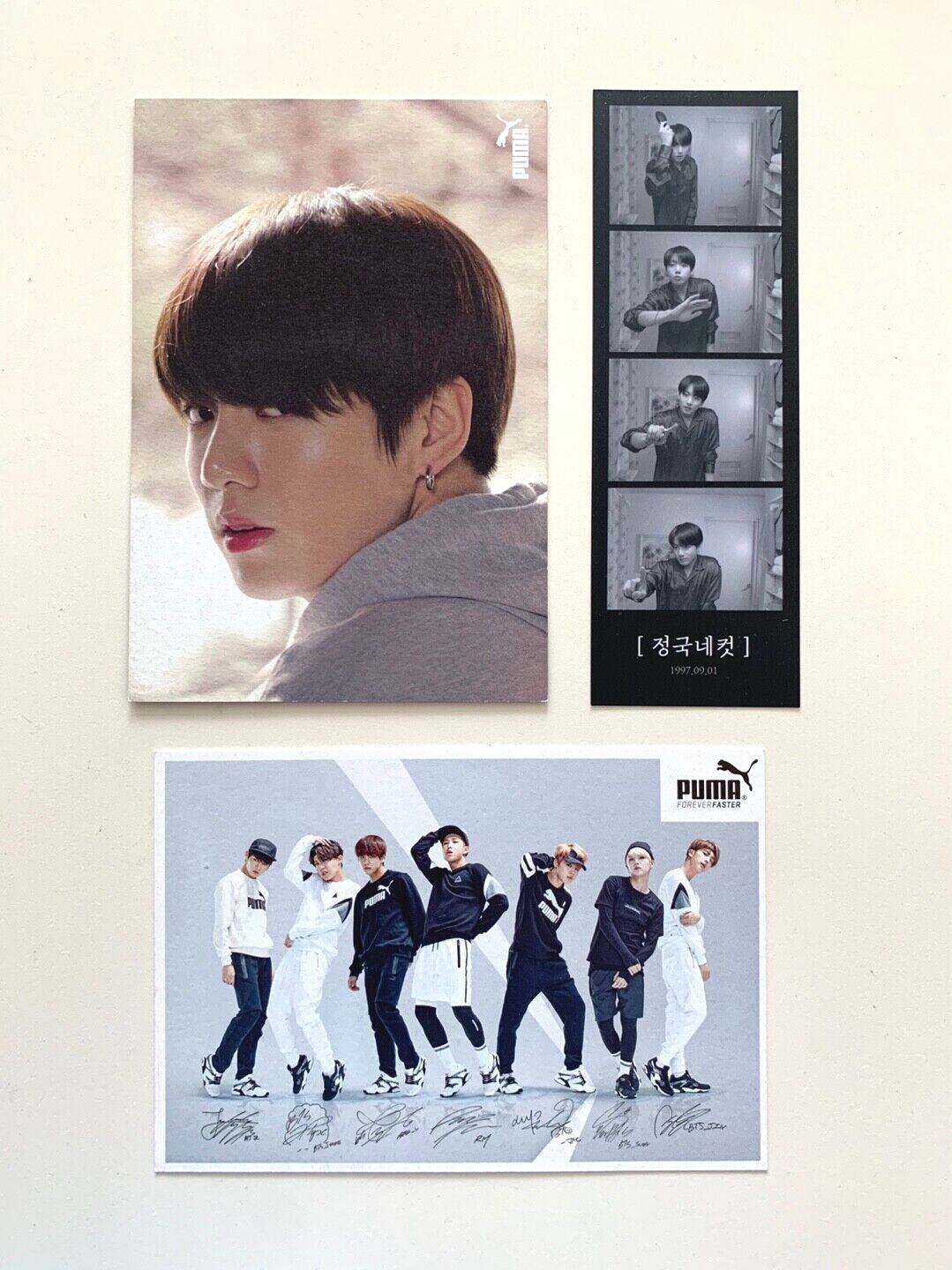 防弾少年団(BTS) - BTS PUMA 購入特典 ポストカード フォトカード BTS JUNGKOOK PUMA Official Post Card 2pcs Double Sided