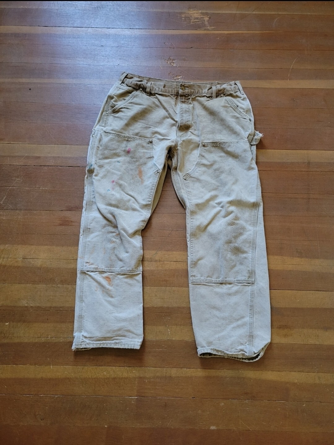 Carhartt Painter Pants ダブルニー 60年代復刻? carhartt 60s 70s ビンテージ ダブルニー ペインターパンツ