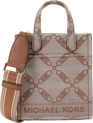 ハンドバッグ Michael Kors Michael Kors Gigi Cross Bag 32F3G3GC4J NAT LUGG Gigi Extra-Small Empire Logo Jacquard Crossbody Bag