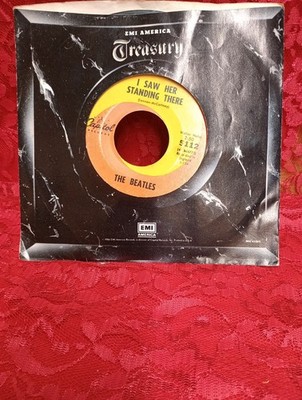 45 RPM The Beatles; I Saw Her Standing There/I Want To Hold Your Hand*Vintage*
