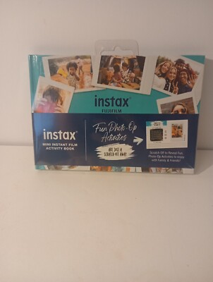 Instax Fujifilm Mini Instant Film Scratch Off Activity Book *NEW*