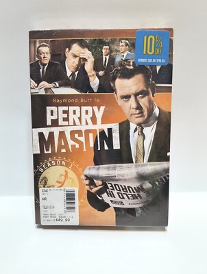 Perry Mason Season 1 Volume 2 (DVD, 1958) 20 Additional Episodes From 1st Season