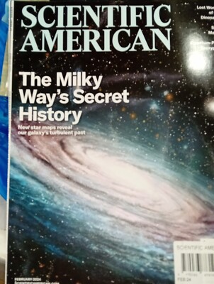 SCIENTIFIC AMERICAN MAGAZINE FEB  24 SCIENCE SPACE MILKY WAY BOOK 