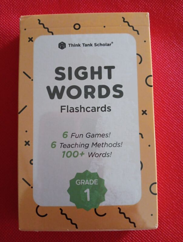 1st Grade Sight Words Flash Cards Think Tank Scholar 100+