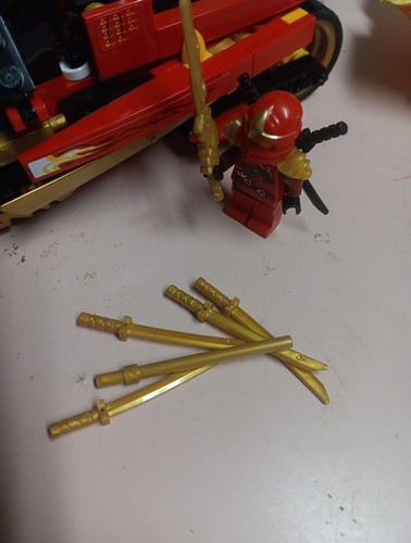 LEGO Ninjago Weapon Set Katana Sword Shuriken Sai Nunchuck