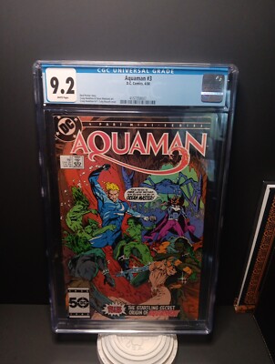 Aquaman #3 (DC Comics April 1986) 9.2 Cgc Universal Grade White Pages