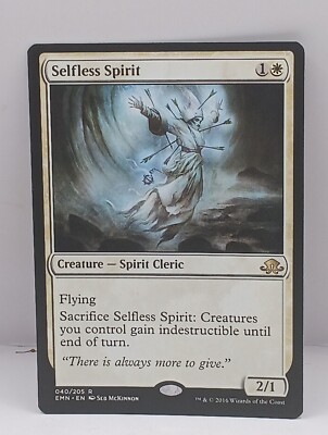 Selfless Spirit Eldritch Moon PLD White Rare MAGIC GATHERING CARD