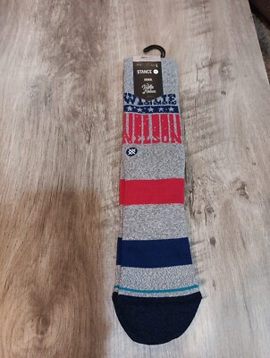 Stance InfiKnit Willie Nelson Stars Socks Outlaw Country USA Large Men's 9-13 L