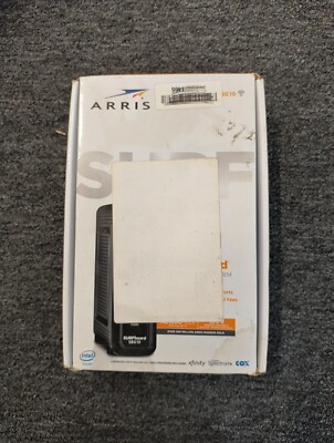 ARRIS SURFboard SBG10 DOCSIS 3.0 16 x 4 Gigabit Cable Modem & AC1600 Wi-Fi 5 G2