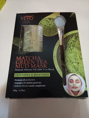 VIVO Per Lei Allure MATCHA GREEN TEA MUD MASK 6.35 oz: NEW In Box!