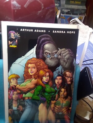 Gen13/Monkeyman And O'Brien #1C, Chromium Cover, 1998, Image/Malibu Crossover 