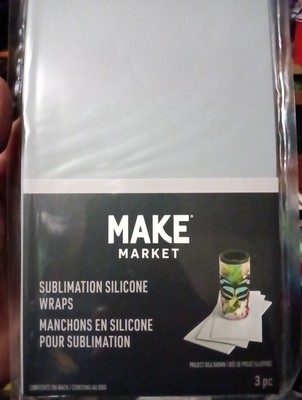 Sublimation Silicone Wraps -3 Pieces - Each A Different Thickness. Diy Mug &Cup