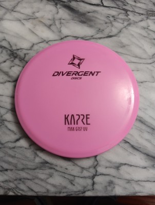 Divergent Discs Max Grip UV Kapre 169g Pink Disc Golf Midrange Disc 