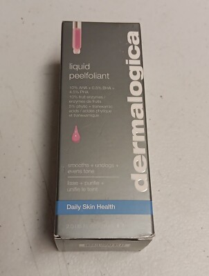 Dermalogica Liquid Peelfoliant Exfoliant AHA PHA BHA Smoothing 2oz Sealed