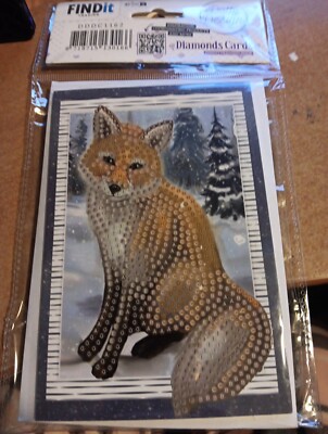 SALE DIAMOND PAINTING FOR MAKE DIAMOND CARDS NEW (SALEDP25) FOX