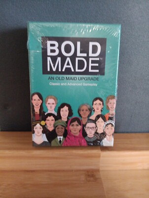Bold Made Old Maid Upgrade Card Game STRONG WOMEN c.2020
