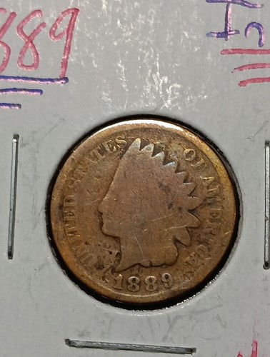 米国にて購入【Penny 】 1889 (P) Indian Head Cent Good Penny GD | eBay