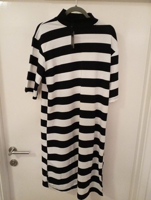 Oh Hey Girl - Black & White Striped Dress, UK Size XXS