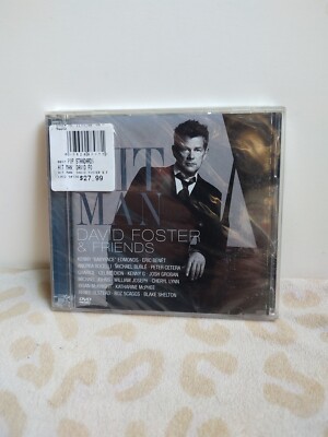 New Sealed DAVID FOSTER & FRIENDS HIT MAN Duets CD + DVD Celine  Bocelli Buble