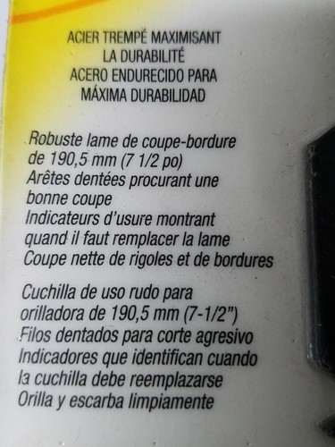 BUY IT NOW! NEW BLACKDECKER Edge Hog Heavy Duty Edger Blade Lawn Blade