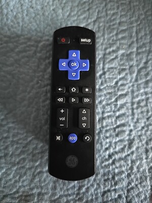 GE Roku Remote Control SRC-1319 for Roku TVs, Streaming Players, and Soundbars